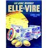 Image 1 : Les Bons Beurres Elle & Vire 1953 Condé-sur-Vire (Manche) BOLOT J. Beurre pasteurisé de la région...