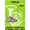 Image 1 : "Concours International de Musique, Chant & Danse - Epinal 1960" POSTAIRE ROBERT A. Baumann Epina...