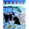 Image 1 : Brazil - Rio Aff. E. B.E. B + 230/380 € "70 x 54,5 cm" 1510/2490 FF 200/320 $ BRESIL / BRAZIL...