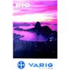 Image 1 : Varig - Rio Brasilia Airlines Dai Nippon Printing Co Aff. N.E. T.B.E. A + 380/700 € 99 x 65 cm 24...