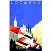 Image 1 : Locarno 1944 BUZZI DAN A. Marsens Lausanne "Aff. E. B.E. B + Traces de scotch, petites déchirures...