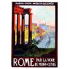 Image 1 : Rome - PLM DORIVAL GEO Par la voie du Mont - Cenis. Robaudy Cannes Aff. N.E. ( Offset ) B.E. B +...