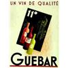 Image 1 : Vin de qualité Guebar 1933 KONLEIN 11° - Réserve des caves des Ets Bertagna Baconnier Alger Aff....