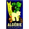 Image 1 : "Algérie, Pays de la Qualité 1947" NOUEN GUY OFALAC Baconnier Alger Aff. N.E. B.E. B + Plis / Fol...