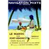 Image 1 : Compagnie de Navigation Mixte (Cie. Touache) Marseille (Bouches-du-Rhône) HOOK SANDY "Le Maroc pa...
