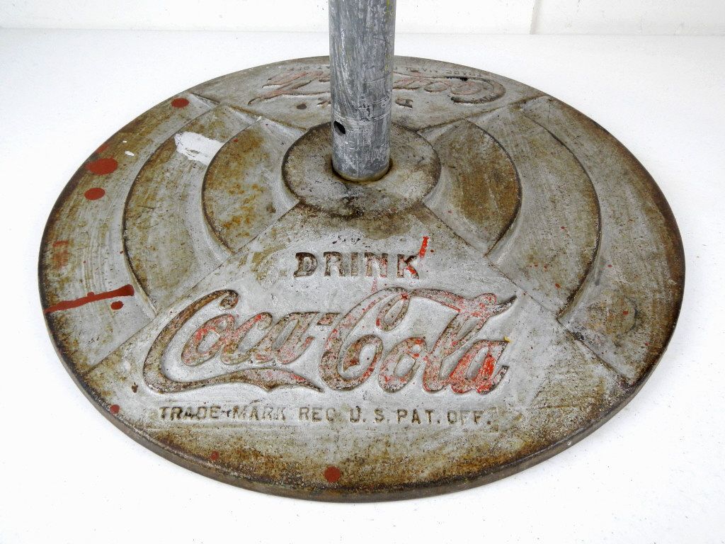 Coca-Cola Cast Iron Sign Base