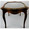 Image 10 : Antique Butlers Table with Inlayed Design