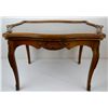 Image 1 : Antique Butlers Table with Inlayed Design