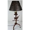 Image 1 : Rustic Elk and Copper Lamp