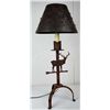 Image 3 : Rustic Elk and Copper Lamp