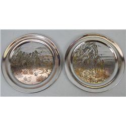 Charles M. Russell Etched and Colored Plates