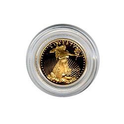 Proof American Gold Eagle One Tenth Ounce - In Capsule