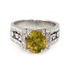 Image 1 : Genuine 3.04 ctw Citrine Ring 14Kt White/Yellow Gold