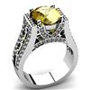 Image 2 : Genuine 3.04 ctw Citrine Ring 14Kt White/Yellow Gold