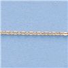 Image 2 : Genuine 16\" 14k  Gold-Yellow  1.3mm D/C Circle Chain