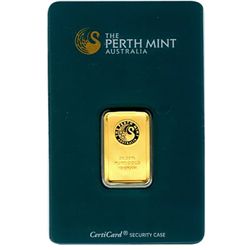 Gold Bars: Perth Mint 10 Gram Gold Bar