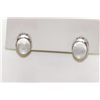 Image 1 : 14.95 CTW MOON STONE EARINGS .925 STERLING SILVER