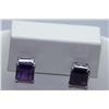 Image 1 : 21.85 CTW AMETHYST EARINGS .925 STERLING SILVER