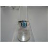 Image 1 : 24.50 CTW BLUE TOPAZ RING .925 STERLING SILVER