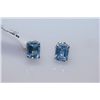 Image 1 : 22.00 CTW BLUE TOPAZ EARRING .925 STERLING SILVER