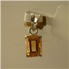 Image 1 : 5.25 CTW CITRINE PENDANT .925 STERLING SILVER