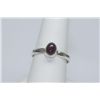 Image 1 : 15.10 CTW STAR RUBY RING .925 STERLING SILVER