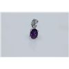 Image 1 : 4.50 CTW AMETHYST PENDANT .925 STERLING SILVER