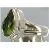 Image 2 : 40.85twc Natural Pakistan Peridot Sterling Ring (JEW-004524)