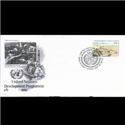 1986 UN First Day Postal Cover (STM-003918)