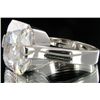 Image 2 : 37twc Diamond Simulant White Gold Vermeil Ring (JEW-004458)