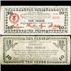 Image 1 : 1944 WW2 Guerrilla Rebel Philippines 10P Note Mindinao (CUR-007284)