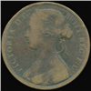 Image 1 : 1872 British Victoria Penny VF/F (COI-007205)