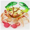 Image 1 : Handcrafted Blown Glass Crab (DEC-000998)