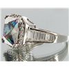 Image 2 : 24.55twc Mystic Diamond Simulant Wht Gold Vermeil Ring (JEW-004433)