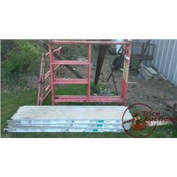 5' Scaffolding w/ Safety Rails