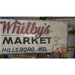 Whitby's Market Sign
