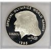 Image 2 : 1995 SPECIAL OLYMPICS COMMEM. SILVER DOLLAR USCG PR-70 DCAM