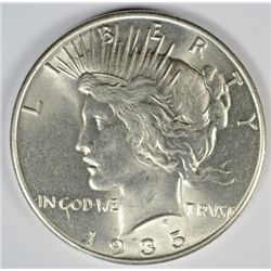 1935 PEACE DOLLAR MS64 LIGHT MARK REV