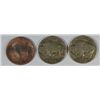 Image 2 : 3-DIFFERENT BUFFALO NICKELS ( 14,15,16-D) AG-GOOD