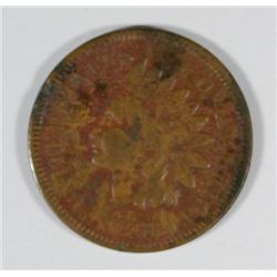 1868 INDIAN HEAD CENT VG (DAMAGED)