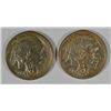 Image 1 : 1913-D TYPE I BUFFALO NICKEL AU/UNC TONED & 1913-S I BUFFALO NICKEL AU/UNC TONED