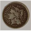 Image 1 : 1866 THREE CENT NICKEL VF