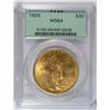 Image 1 : 1925 $20.00 GOLD ST. GAUDENS PCGS MS-64 GREEN LABEL