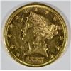 Image 1 : 1887-S $5 GOLD LIBERTY XF