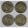 Image 2 : (4) DIFFERENT 1913 BUFFALO NICKELS ( 13 I, 13-DI, 13 I, 13 II)