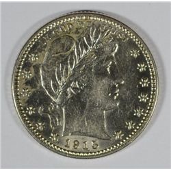 1915-D BARBER QUARTERS AU +