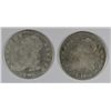 Image 1 : 1808 GOOD & 1810 GOOD BUST HALF DOLLARS