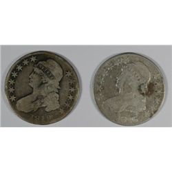 1818 AG & 1826 GOOD BUST HALF DOLLARS