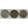 Image 2 : 1865 VF, 1866 FINE & 1867 VF+ THREE CENT NICKELS