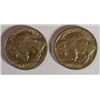 Image 2 : 1913 TYPE 2 UNC & 1913-D TYPE 2 AU BUFFALO NICKELS